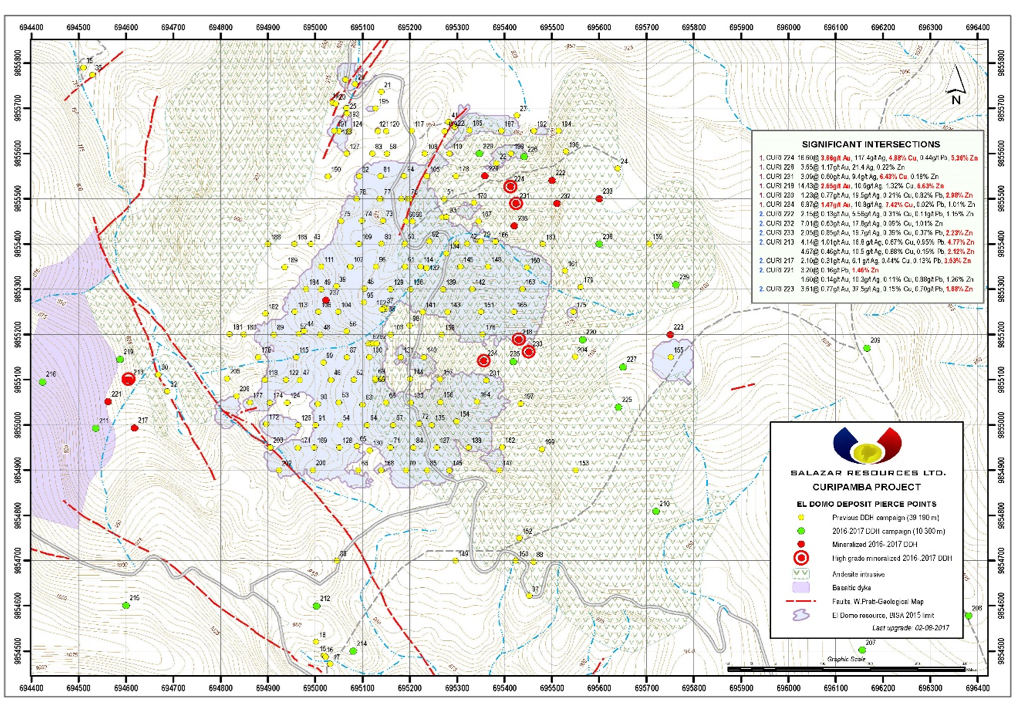 El Domo Deposit – Pierce Point Map