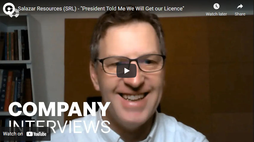 Salazar Resources (SRL) - "President Told Me We Will Get our Licence"
